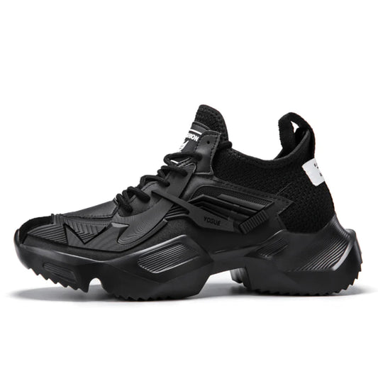 High-Top Thick Sole Men's Sneakers - Dad Shoes
