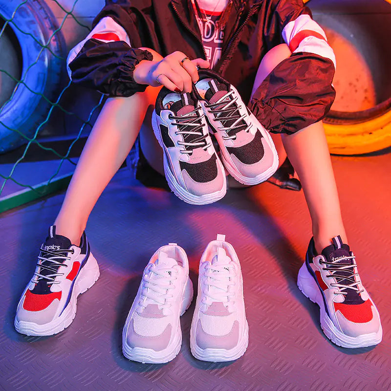 Women’s Dad Sneakers - Harajuku Style Casual Shoes